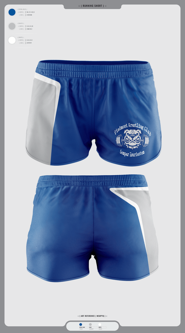 Womens Shorts, Piedmont Youth Wrestling, Wrestling, Teamtime, Team time, sublimation, custom sports apparel, team uniforms, spirit wear, spiritwear, sports uniforms, custom shirts, team store, custom team store, fundraiser sports, apparel fundraiser