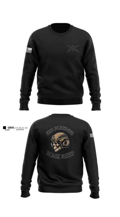 3rd PLT Black Sheep 32884167 Crew Neck Sweatshirt - 81