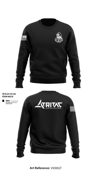 Crew Neck Sweatshirt, Tritac Shooting Solutions, , Teamtime, Team time, sublimation, custom sports apparel, team uniforms, spirit wear, spiritwear, sports uniforms, custom shirts, team store, custom team store, fundraiser sports, apparel fundraiser