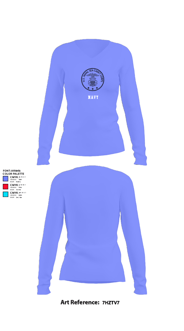 Women's Long Sleeve Vneck Shirt, Independence Squadron, , Teamtime, Team time, sublimation, custom sports apparel, team uniforms, spirit wear, spiritwear, sports uniforms, custom shirts, team store, custom team store, fundraiser sports, apparel fundraiser