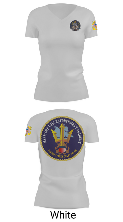 MARITIME ENFORCEMENT SPECIALIST 64321934 Women's Short Sleeve V-neck Shirt - 19