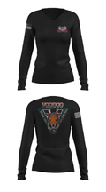 A Co.2-10 AHB 24005115 Women's Long Sleeve V-neck Shirt - 29