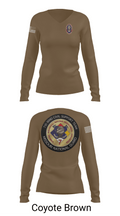 7th CST 5552337 Women's Long Sleeve V-neck Shirt -1 17