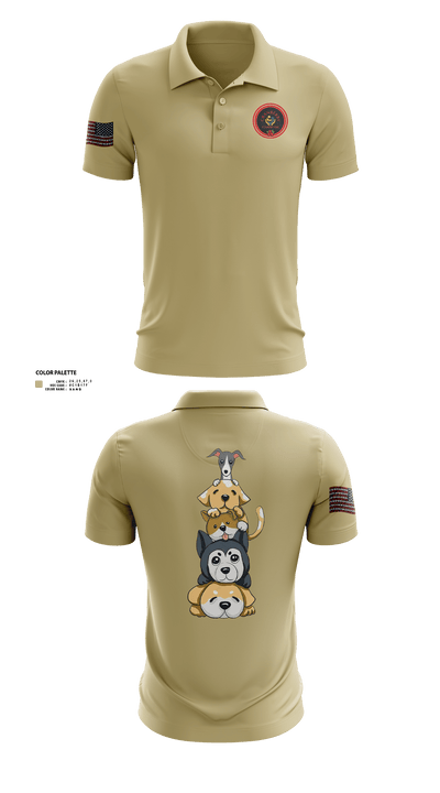 Cranberry Country K9s 10708887 Short Sleeve Performance Polo - 2