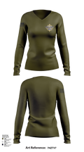 BIG BROTHERS COMBATIVES 49516919 Women's Long Sleeve V-neck Shirt - 103