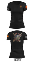 Archer Battery 2-2 FA 26774944 Women's Short Sleeve V-neck Shirt - 28