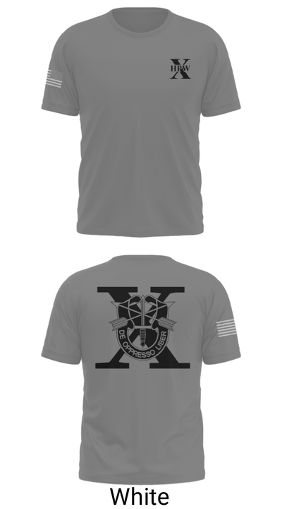 10th Special Forces HPW 55640979 Short Sleeve Performance Shirt - 5