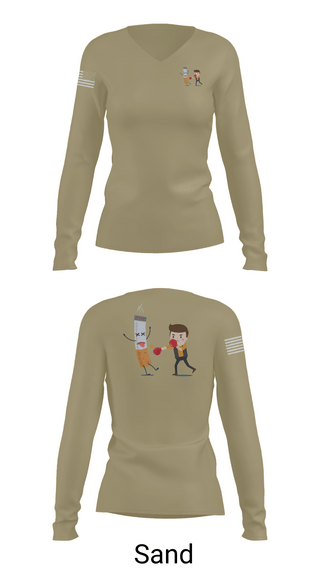 Womens Long Sleeve Vneck Shirt, La droga niños, Navy, Teamtime, Team time, sublimation, custom sports apparel, team uniforms, spirit wear, spiritwear, sports uniforms, custom shirts, team store, custom team store, fundraiser sports, apparel fundraiser