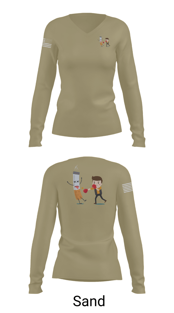 Womens Long Sleeve Vneck Shirt, La droga niños, Navy, Teamtime, Team time, sublimation, custom sports apparel, team uniforms, spirit wear, spiritwear, sports uniforms, custom shirts, team store, custom team store, fundraiser sports, apparel fundraiser