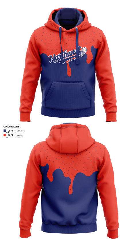 Hoodie, Northwest Little League Baseball, Baseball, Teamtime, Team time, sublimation, custom sports apparel, team uniforms, spirit wear, spiritwear, sports uniforms, custom shirts, team store, custom team store, fundraiser sports, apparel fundraiser