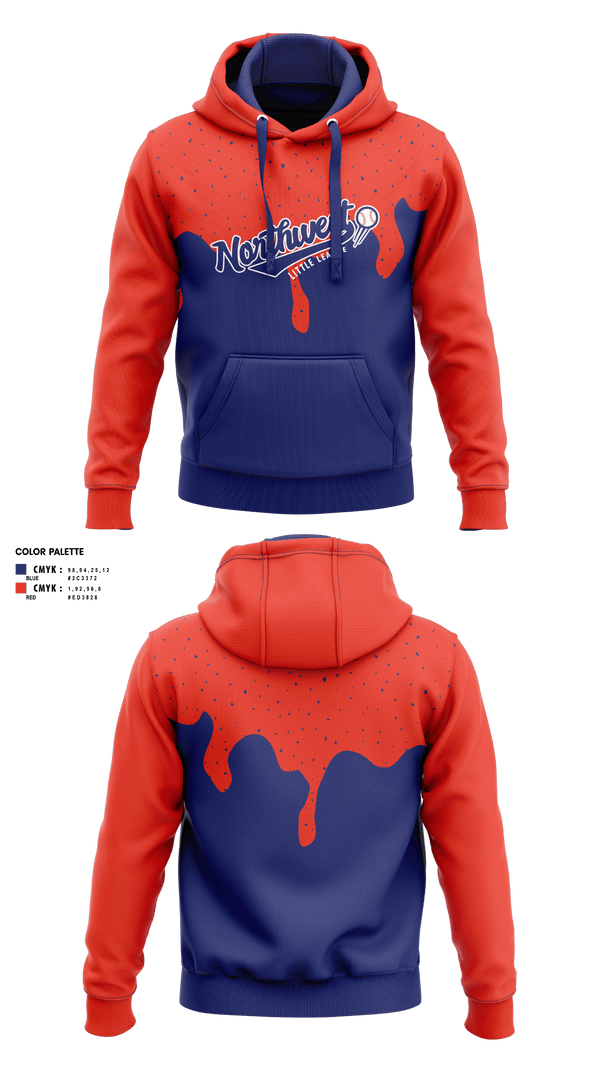 Hoodie, Northwest Little League Baseball, Baseball, Teamtime, Team time, sublimation, custom sports apparel, team uniforms, spirit wear, spiritwear, sports uniforms, custom shirts, team store, custom team store, fundraiser sports, apparel fundraiser