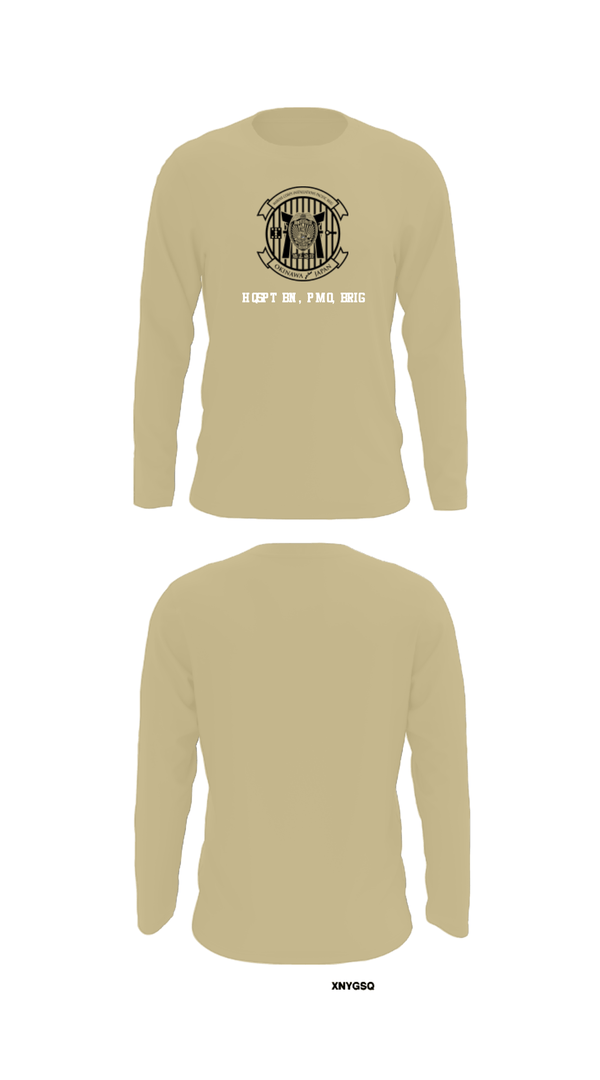 Long Sleeve Performance Shirt, HQSPT Bn, PMO, Brig, Marines, Teamtime, Team time, sublimation, custom sports apparel, team uniforms, spirit wear, spiritwear, sports uniforms, custom shirts, team store, custom team store, fundraiser sports, apparel fundraiser