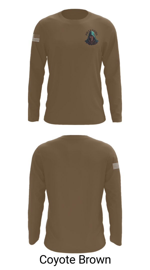 Long Sleeve Performance Shirt, 2nd Platoon Charlie Battery 5-4, Army, Teamtime, Team time, sublimation, custom sports apparel, team uniforms, spirit wear, spiritwear, sports uniforms, custom shirts, team store, custom team store, fundraiser sports, apparel fundraiser