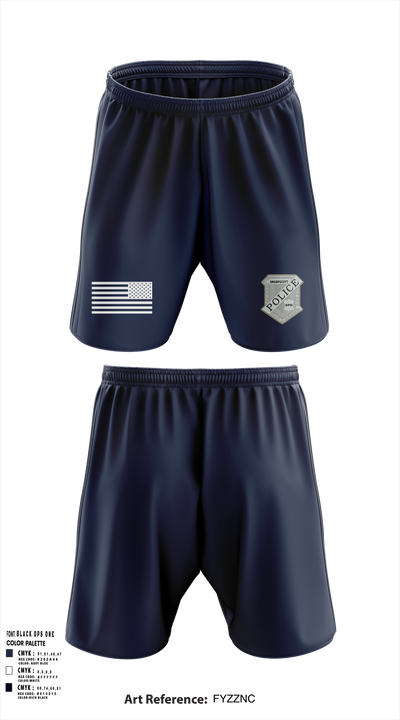 Swampscott Police 55581807 Athletic Shorts With Pockets - 118