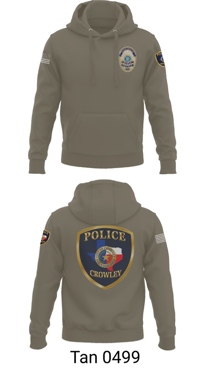 Crowley Police Department 8097883 Hoodie - 74