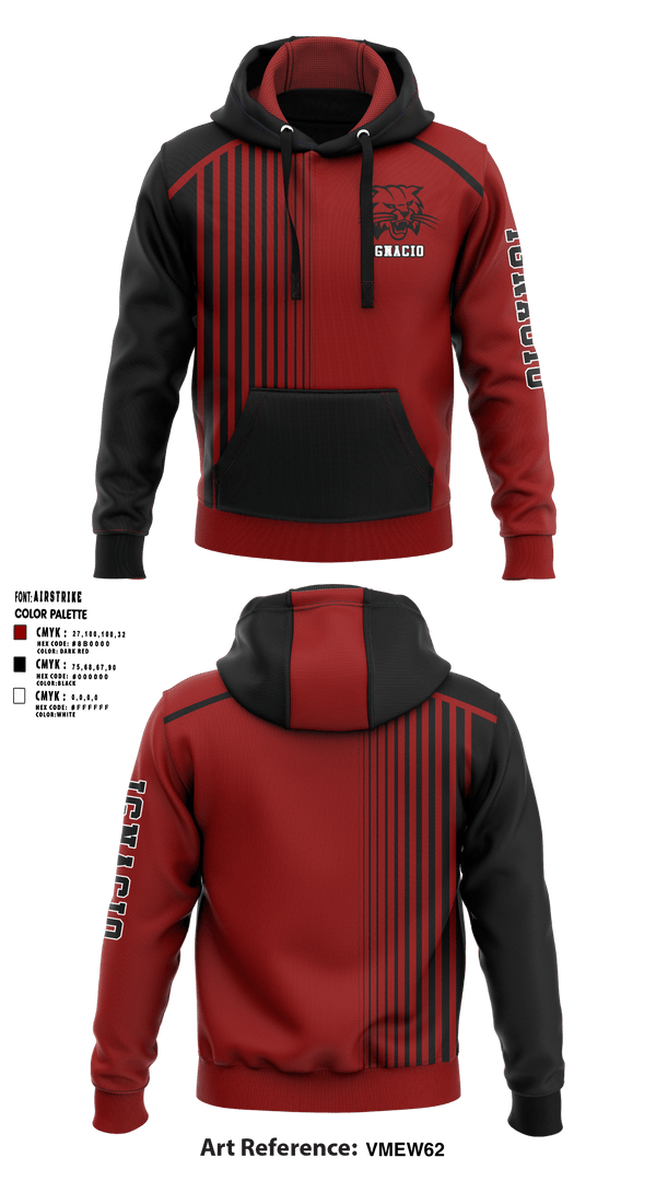 Hoodie, Ignacio High School Volleyball, Women's Volleyball, Teamtime, Team time, sublimation, custom sports apparel, team uniforms, spirit wear, spiritwear, sports uniforms, custom shirts, team store, custom team store, fundraiser sports, apparel fundraiser