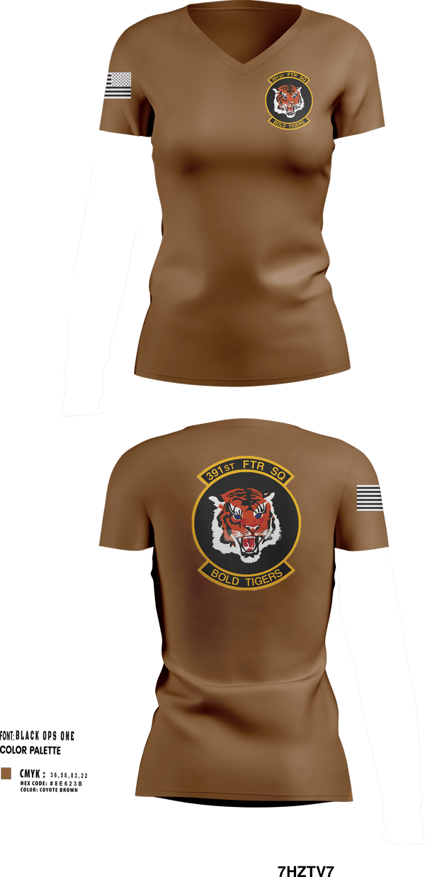 Womens Short Sleeve Vneck Shirt, 366 fgs, Air Force, Teamtime, Team time, sublimation, custom sports apparel, team uniforms, spirit wear, spiritwear, sports uniforms, custom shirts, team store, custom team store, fundraiser sports, apparel fundraiser