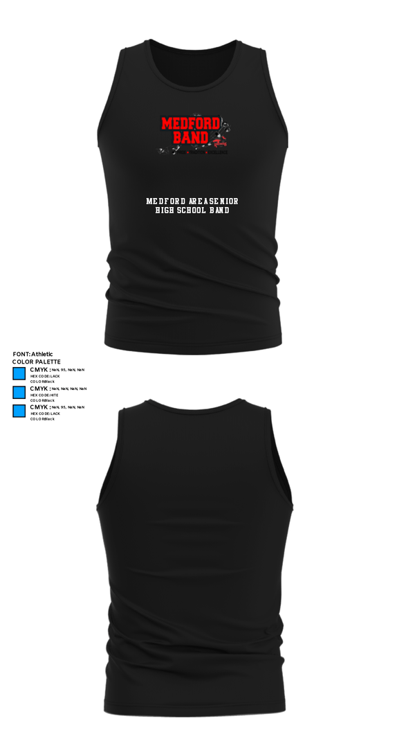 Tank Top, Medford Area Senior High School Band, Spirit Store, Teamtime, Team time, sublimation, custom sports apparel, team uniforms, spirit wear, spiritwear, sports uniforms, custom shirts, team store, custom team store, fundraiser sports, apparel fundraiser