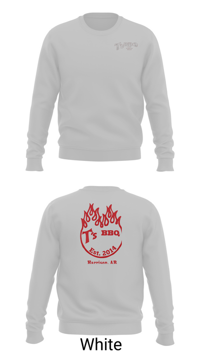 T’s BBQ 64446007 Crew Neck Sweatshirt - 2