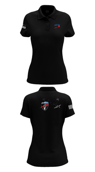 Womens Short Sleeve Performance Polo, 3-172 FiST, Army, Teamtime, Team time, sublimation, custom sports apparel, team uniforms, spirit wear, spiritwear, sports uniforms, custom shirts, team store, custom team store, fundraiser sports, apparel fundraiser