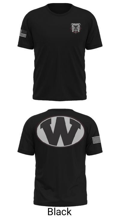 Wheeler County Middle School Softball 81804266 Short Sleeve Performance Shirt - 12