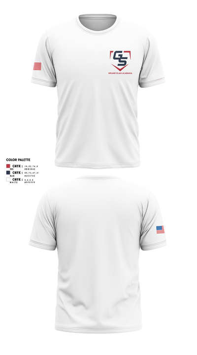 Grand Slam Alabama 25329763 Short Sleeve Performance Shirt - 2