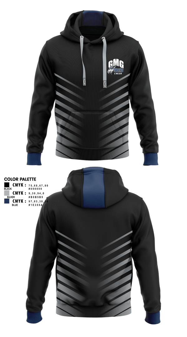 Hoodie, GMG Senior High School Cheer, Cheer, Teamtime, Team time, sublimation, custom sports apparel, team uniforms, spirit wear, spiritwear, sports uniforms, custom shirts, team store, custom team store, fundraiser sports, apparel fundraiser