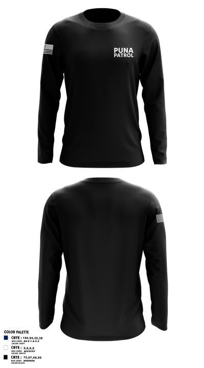 Puna Patrol 4300977 Long Sleeve Performance Shirt 3