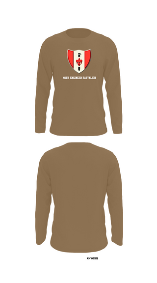 Long Sleeve Performance Shirt, 46th Engineer Battalion, Army, Teamtime, Team time, sublimation, custom sports apparel, team uniforms, spirit wear, spiritwear, sports uniforms, custom shirts, team store, custom team store, fundraiser sports, apparel fundraiser