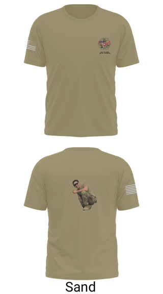 Old School Cotton Feel Shirt, 3-82 D Co. GSAB, Army, Teamtime, Team time, sublimation, custom sports apparel, team uniforms, spirit wear, spiritwear, sports uniforms, custom shirts, team store, custom team store, fundraiser sports, apparel fundraiser