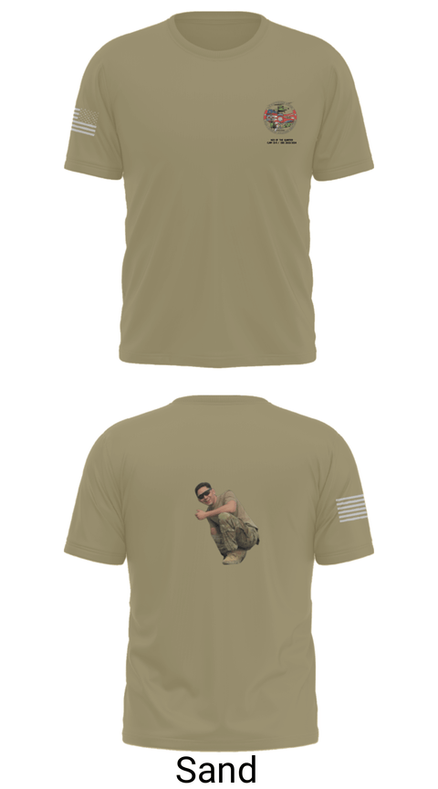 Old School Cotton Feel Shirt, 3-82 D Co. GSAB, Army, Teamtime, Team time, sublimation, custom sports apparel, team uniforms, spirit wear, spiritwear, sports uniforms, custom shirts, team store, custom team store, fundraiser sports, apparel fundraiser