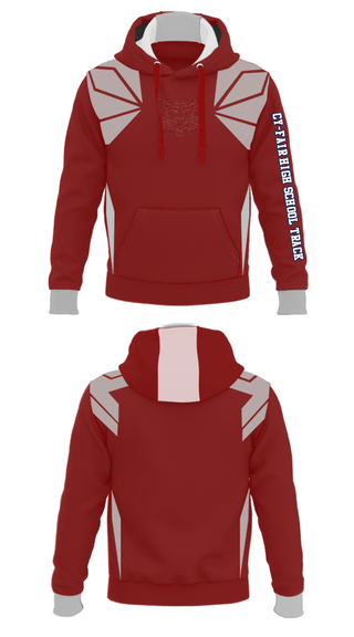 Hoodie, Cy-Fair High School Track, Track & Field, Teamtime, Team time, sublimation, custom sports apparel, team uniforms, spirit wear, spiritwear, sports uniforms, custom shirts, team store, custom team store, fundraiser sports, apparel fundraiser