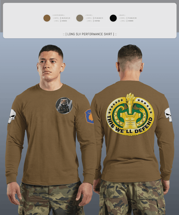 Long Sleeve Performance Shirt, Fox Co., Army, Teamtime, Team time, sublimation, custom sports apparel, team uniforms, spirit wear, spiritwear, sports uniforms, custom shirts, team store, custom team store, fundraiser sports, apparel fundraiser