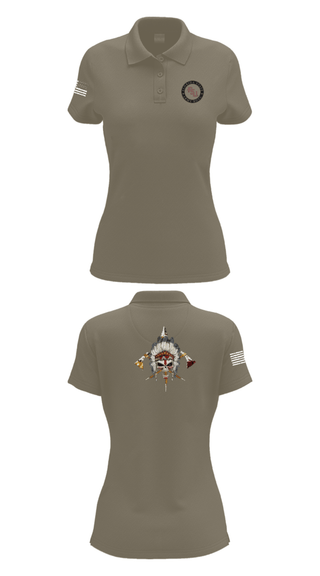 Women's Short Sleeve Performance Polo, Seminole Battalion, Army, Teamtime, Team time, sublimation, custom sports apparel, team uniforms, spirit wear, spiritwear, sports uniforms, custom shirts, team store, custom team store, fundraiser sports, apparel fundraiser