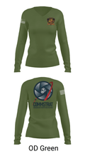 12th MLR COMMSTRAT 81672538 Women's Long Sleeve V-neck Shirt - 57