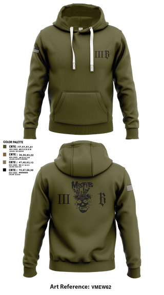 Hoodie, 3B 1-325 AIR, 2BCT, 82ND ABN DIV, Army, Teamtime, Team time, sublimation, custom sports apparel, team uniforms, spirit wear, spiritwear, sports uniforms, custom shirts, team store, custom team store, fundraiser sports, apparel fundraiser
