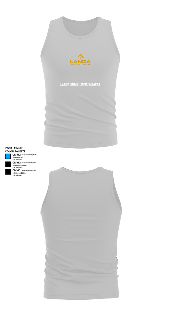 Tank Top, Landa Home Improvement, , Teamtime, Team time, sublimation, custom sports apparel, team uniforms, spirit wear, spiritwear, sports uniforms, custom shirts, team store, custom team store, fundraiser sports, apparel fundraiser