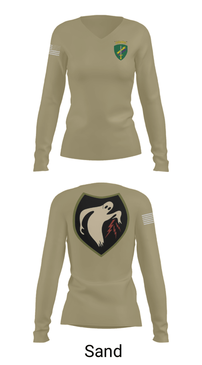 325th Tactical PSYOP Co. (A) 55785054 Women's Long Sleeve V-neck Shirt - 97
