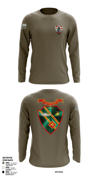 Long Sleeve Performance Shirt, Det. 4 Tows and Scouts 4th Tank Battalion, , Teamtime, Team time, sublimation, custom sports apparel, team uniforms, spirit wear, spiritwear, sports uniforms, custom shirts, team store, custom team store, fundraiser sports, apparel fundraiser