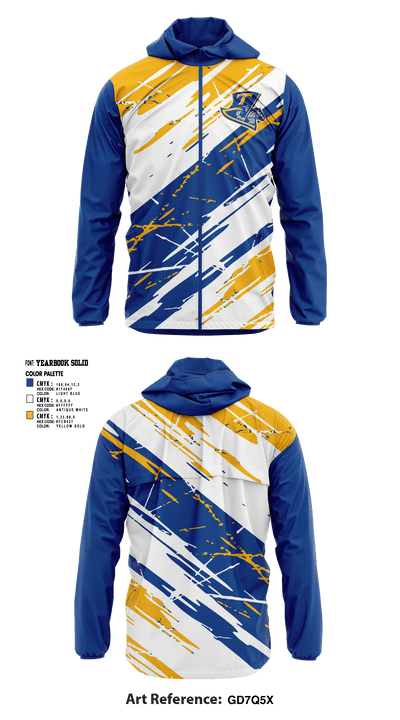 Russell I Doig Middle School Football 24926376 Windbreaker - 1