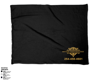 Blanket, Sutton Construction, , Teamtime, Team time, sublimation, custom sports apparel, team uniforms, spirit wear, spiritwear, sports uniforms, custom shirts, team store, custom team store, fundraiser sports, apparel fundraiser