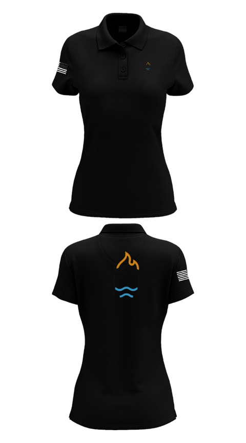 Womens Short Sleeve Performance Polo, Home Rescue Pro, , Teamtime, Team time, sublimation, custom sports apparel, team uniforms, spirit wear, spiritwear, sports uniforms, custom shirts, team store, custom team store, fundraiser sports, apparel fundraiser