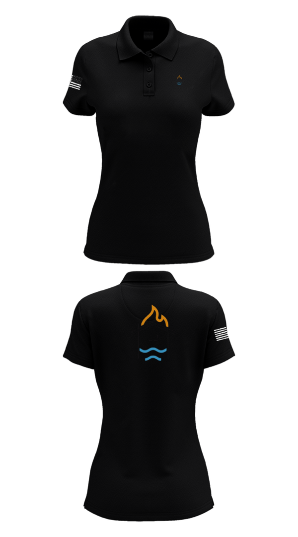Womens Short Sleeve Performance Polo, Home Rescue Pro, , Teamtime, Team time, sublimation, custom sports apparel, team uniforms, spirit wear, spiritwear, sports uniforms, custom shirts, team store, custom team store, fundraiser sports, apparel fundraiser