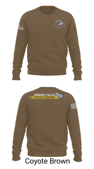 Crew Neck Sweatshirt, Danbury Police Traffic Unit, Police, Teamtime, Team time, sublimation, custom sports apparel, team uniforms, spirit wear, spiritwear, sports uniforms, custom shirts, team store, custom team store, fundraiser sports, apparel fundraiser