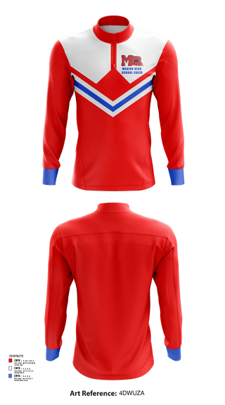 Quarter Zip Jacket, Marion High School Cheer, Cheer, Teamtime, Team time, sublimation, custom sports apparel, team uniforms, spirit wear, spiritwear, sports uniforms, custom shirts, team store, custom team store, fundraiser sports, apparel fundraiser