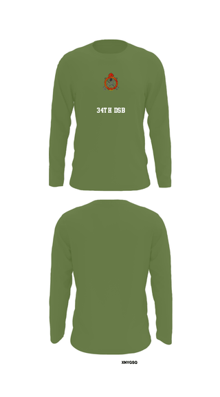 Long Sleeve Performance Shirt, 34th DSB, Army, Teamtime, Team time, sublimation, custom sports apparel, team uniforms, spirit wear, spiritwear, sports uniforms, custom shirts, team store, custom team store, fundraiser sports, apparel fundraiser