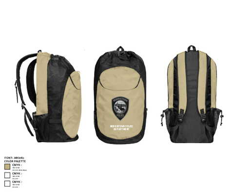 Gear Bag, Morristown Police Department, Police, Teamtime, Team time, sublimation, custom sports apparel, team uniforms, spirit wear, spiritwear, sports uniforms, custom shirts, team store, custom team store, fundraiser sports, apparel fundraiser