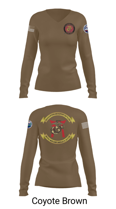 MCIPAC 4147432 Women's Long Sleeve V-neck Shirt - 17
