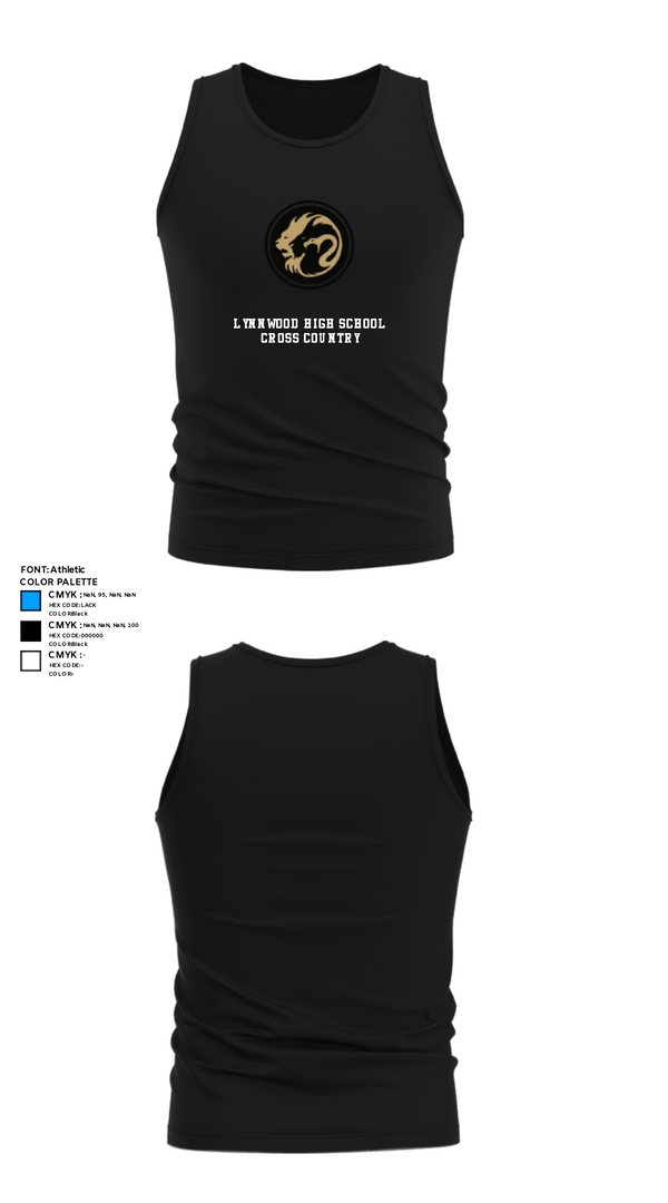 Tank Top, Lynnwood High School Cross Country, Cross Country, Teamtime, Team time, sublimation, custom sports apparel, team uniforms, spirit wear, spiritwear, sports uniforms, custom shirts, team store, custom team store, fundraiser sports, apparel fundraiser