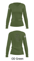 B2 Patriots 31885099 Women's Long Sleeve V-neck Shirt - 57